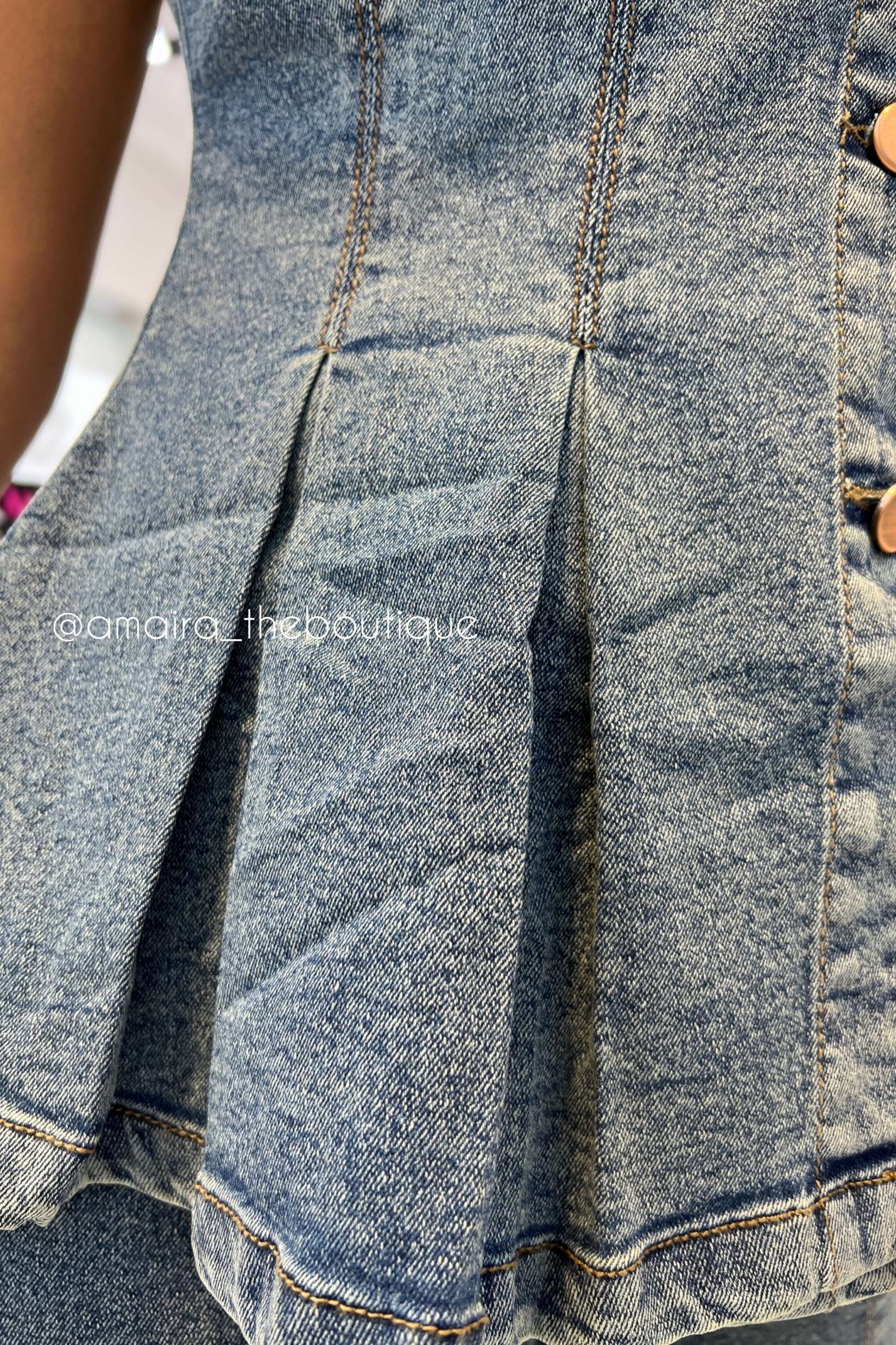 LUX DENIM COORD SET - Image 5