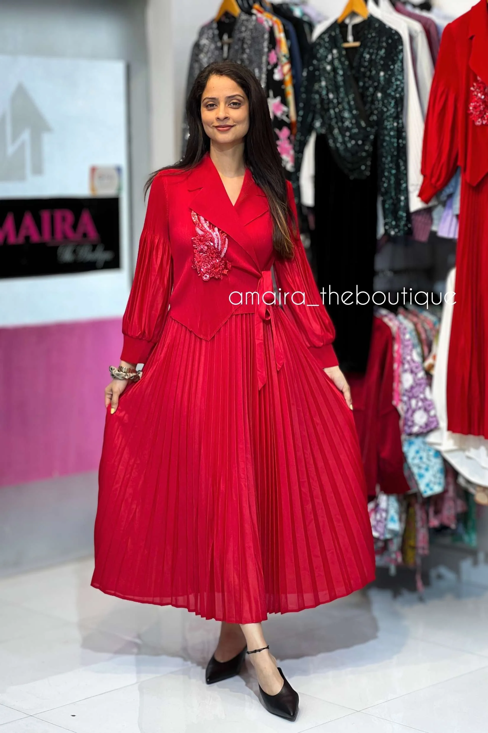 ROSE KOREAN DRESS 2