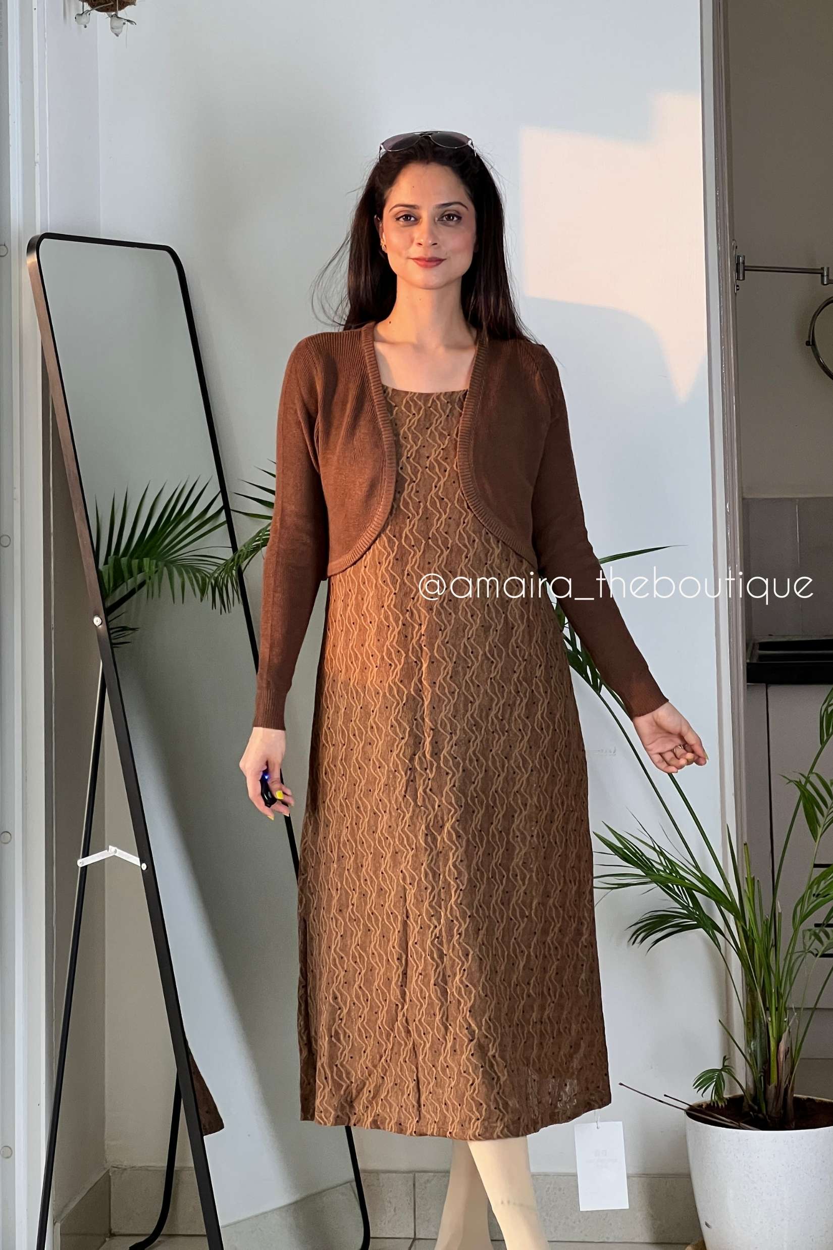WOOLEN CO-ORD DRESS - Image 5